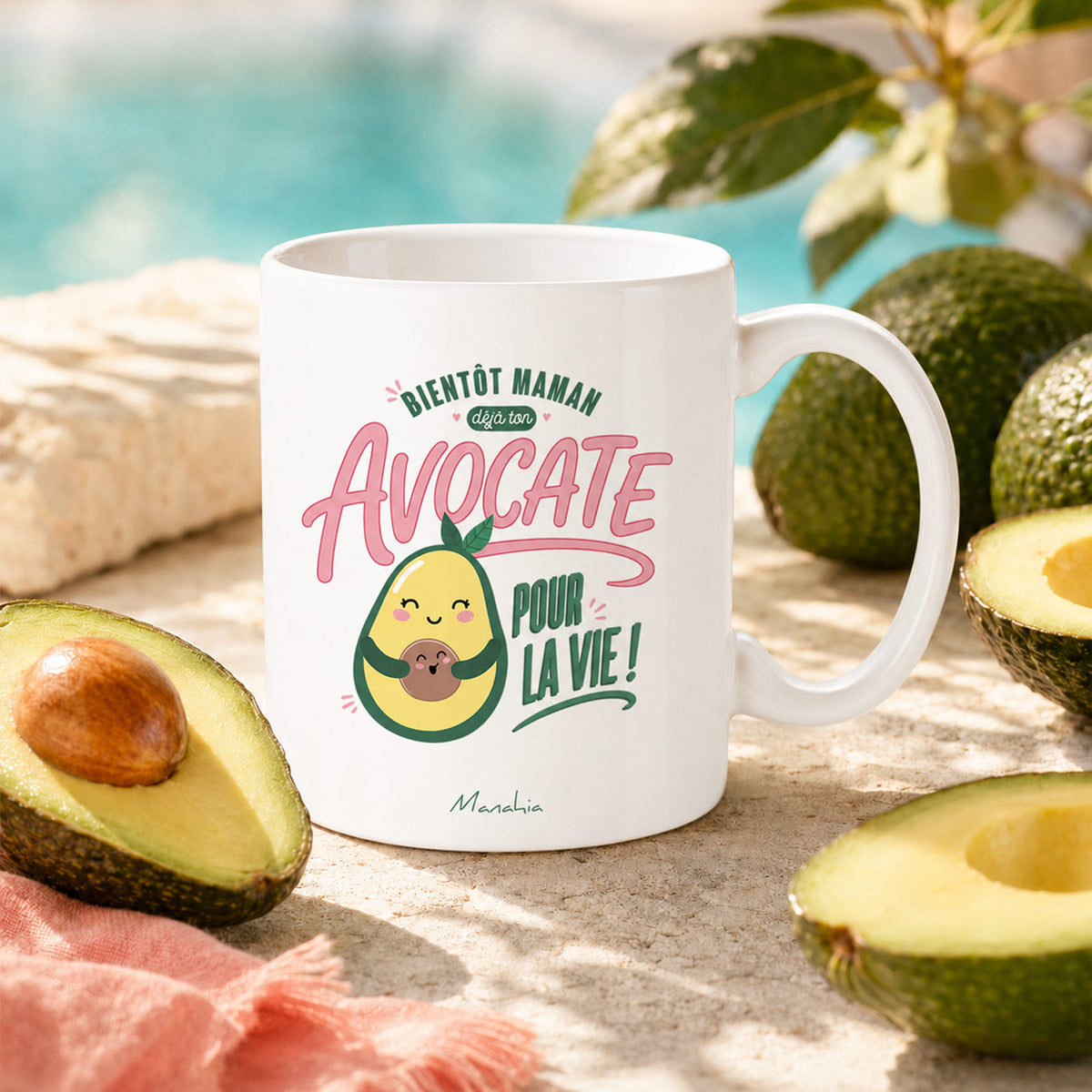 Mug future maman – Bientôt maman, déjà ton avocate pour la vie