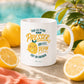 Mug future maman – Pas la peine de me presser, mon petit pépin est en chemin