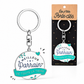 Porte-clés parrain – Meilleur parrain de toute la terre – cadeau parrain