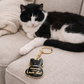 Porte-clés - Chat - Bienvenue chez mon chat – cadeau chat – cadeau crémaillère