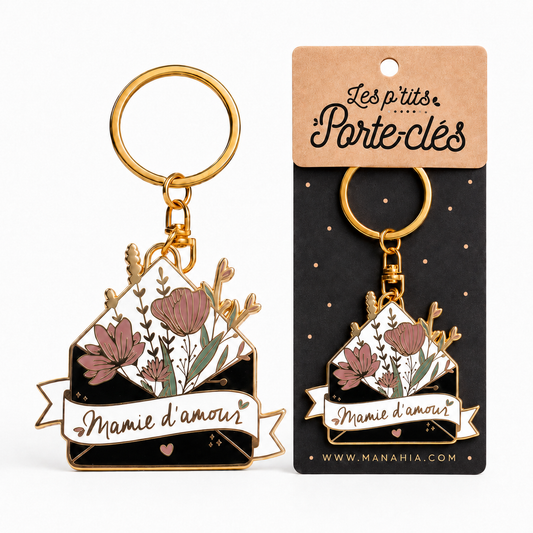 Porte-clés mamie – Mamie d’amour – cadeau mamie