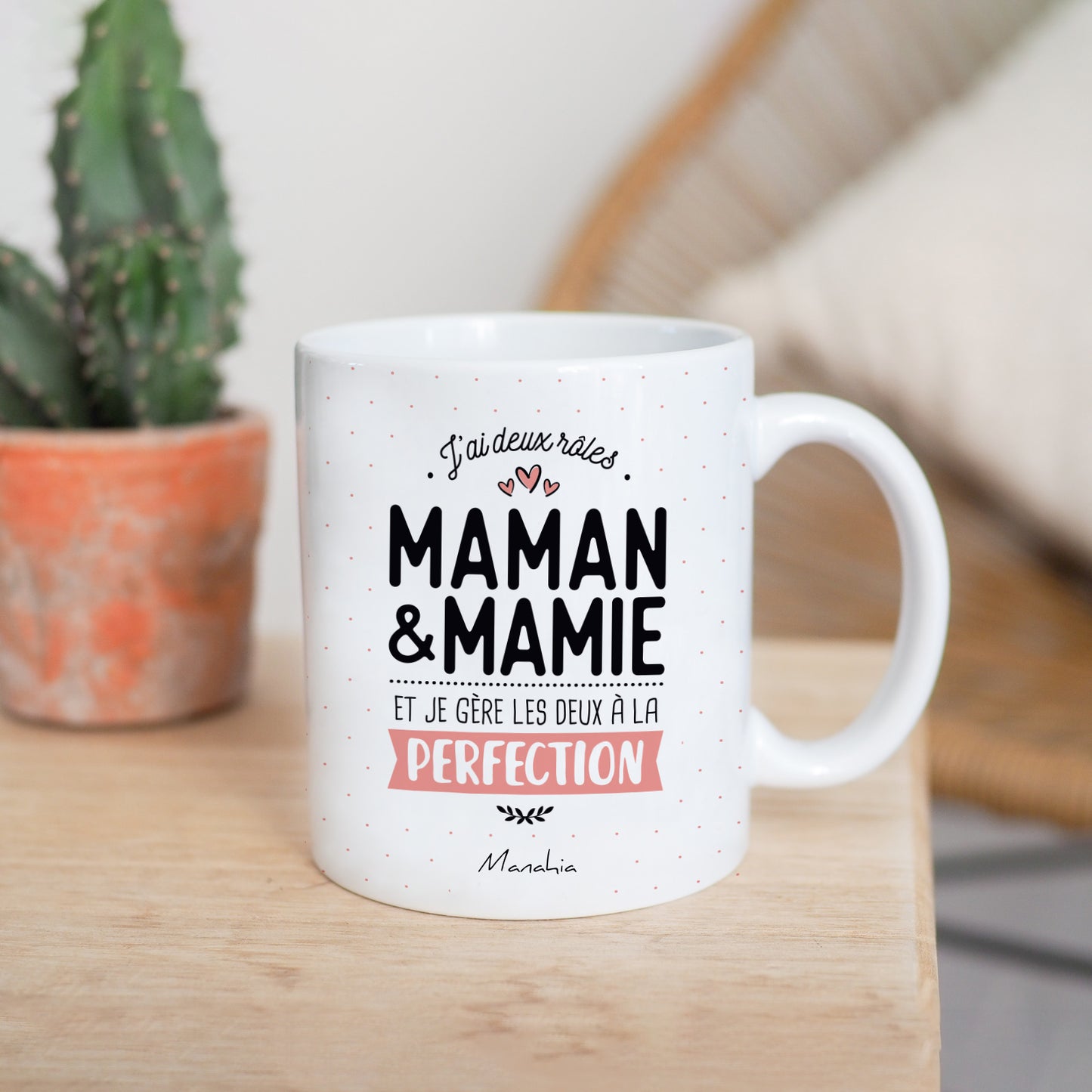 Mug -  J'ai deux rôles, maman et mamie et je gère les deux à la perfection
