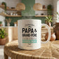Mug papa grand-père – J'ai deux rôles, papa et grand-père et je gère les deux à la perfection – cadeau papa – cadeau grand-père