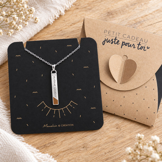 Collier papa cool gravé