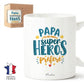Mug papa – Papa, tu es mon super-heros préféré – cadeau papa – fête des pères