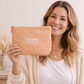 Pochette brodée maman – Maman d’amour forever – pochette coton – cadeau maman – fête des mères