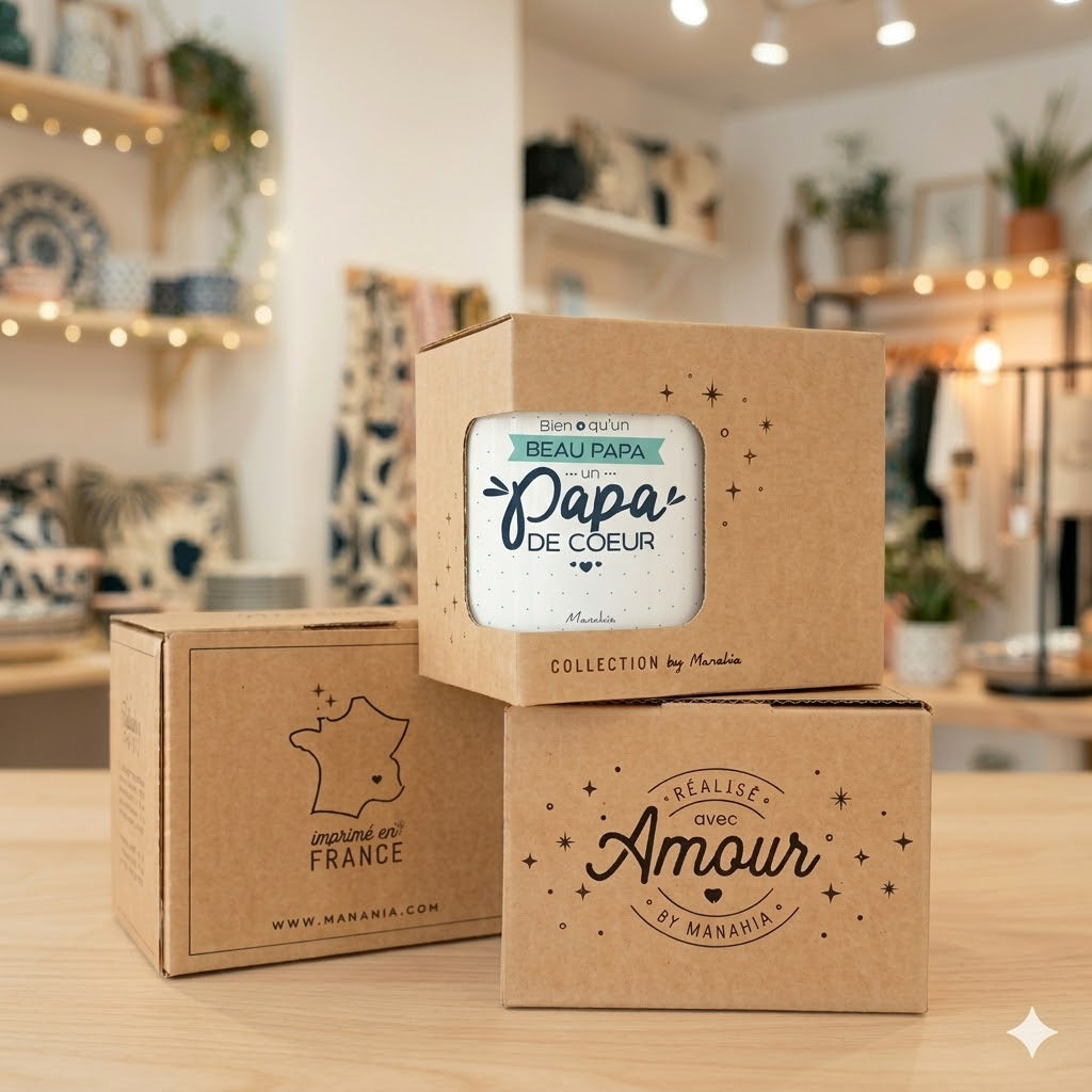 Mug beau-papa – Bien plus qu'un beau papa, un papa de cœur – cadeau beau-papa – fête des pères