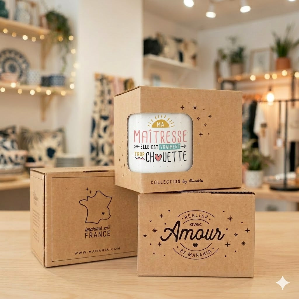Mug maîtresse – Ma maîtresse elle est vraiment trop chouette – cadeau maîtresse – fin d’année scolaire