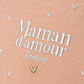 Pochette brodée maman – Maman d'amour forever