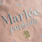 Pochette brodée - Mariée parfaite - Manahia