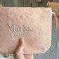 Pochette brodée - Mariée parfaite - Manahia