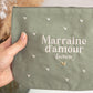 Pochette brodée - Marraine d'amour forever - Manahia