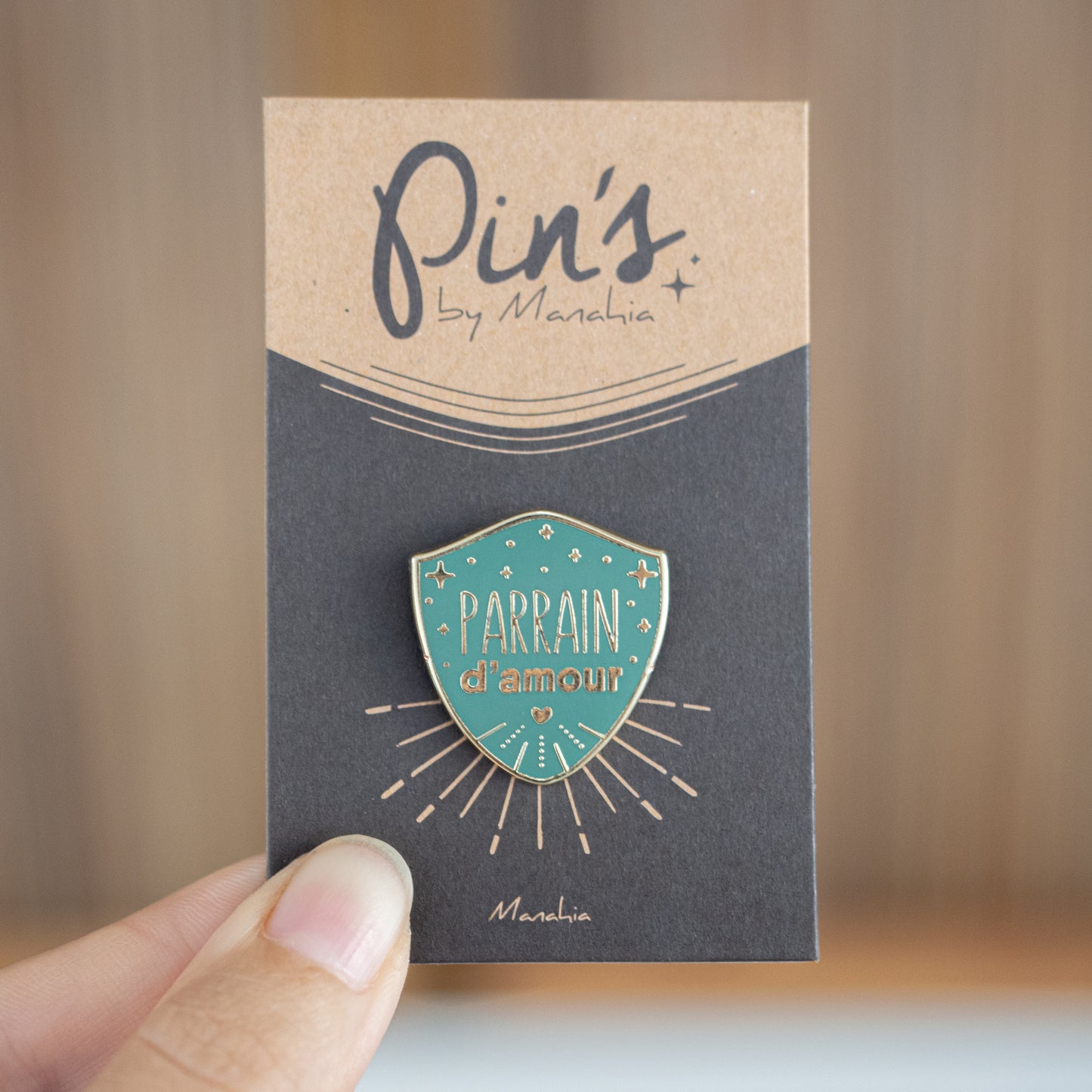 Pin's - Parrain d'amour