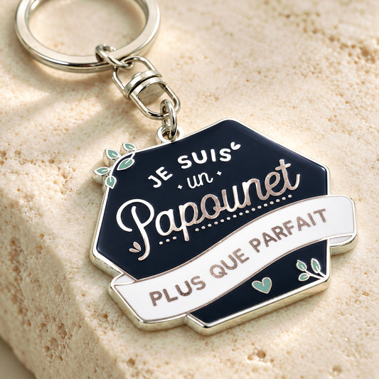 Porte-clés - Je suis un papounet plus que parfait