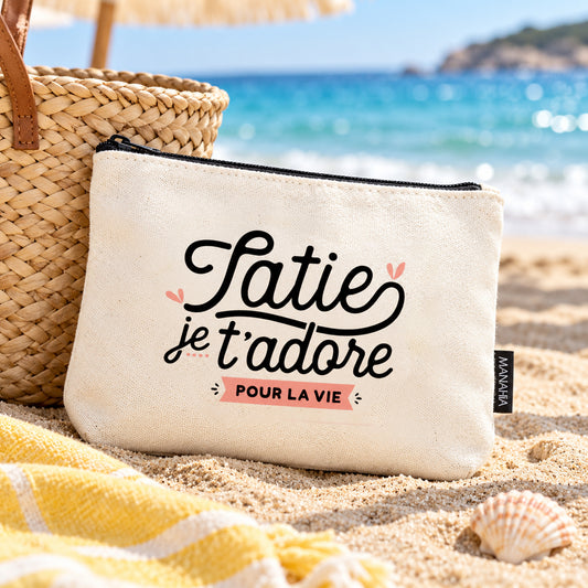 Pochette tatie – Tatie je t’adore pour la vie