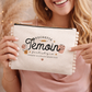 Pochette pompons témoin – Pochette d’une témoin fantastique, complice de notre plus grande folie – cadeau témoin – mariage – EVJF
