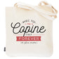 Tote bag copine – Avec toi ma copine c’est forever et plus encore – sac coton – cadeau amie – anniversaire