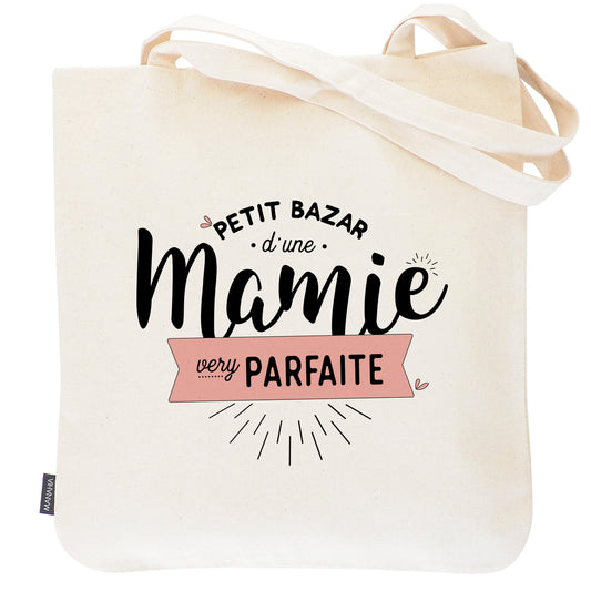Tote bag mamie – Mamie very parfaite – sac coton – cadeau mamie – fête des grands-mères