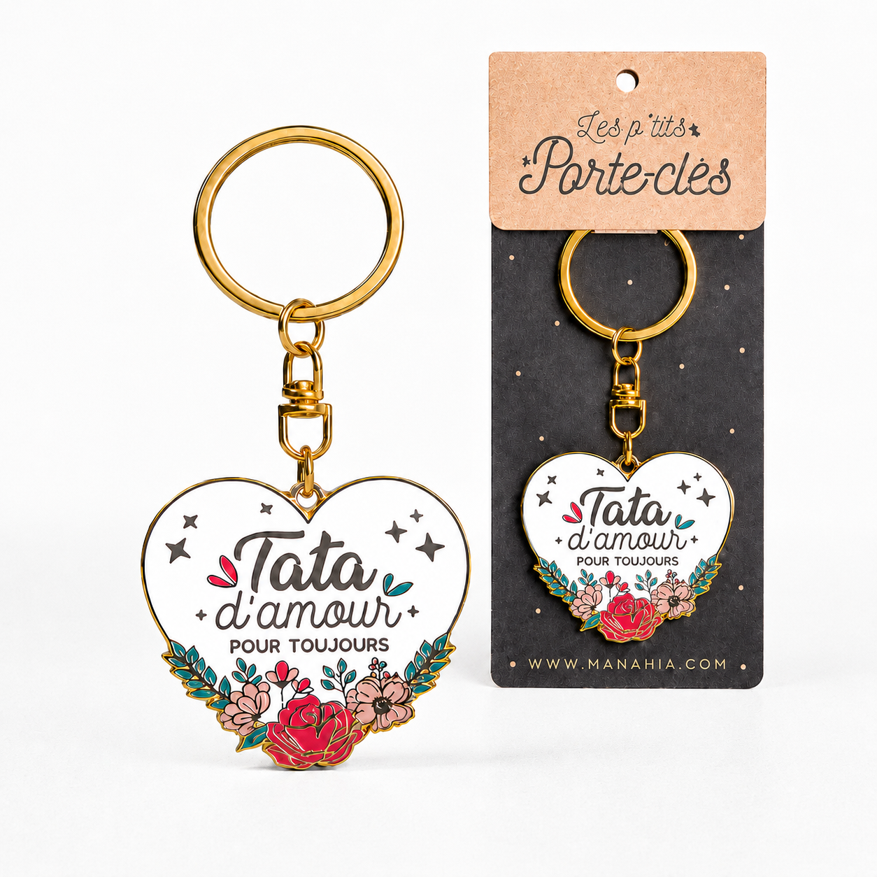 Porte-clés tata – Tata d’amour pour toujours – cadeau tata