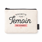 Pochette témoin – Pochette d’une témoin de compet' – pochette coton – cadeau témoin - EVJF