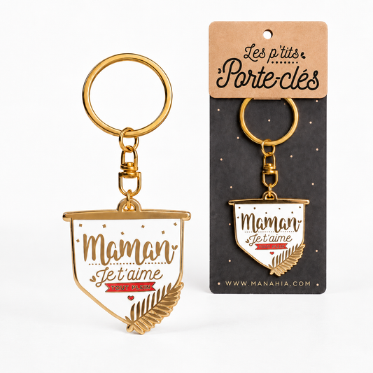 Porte-clés maman – Maman je t’aime tout plein – cadeau maman