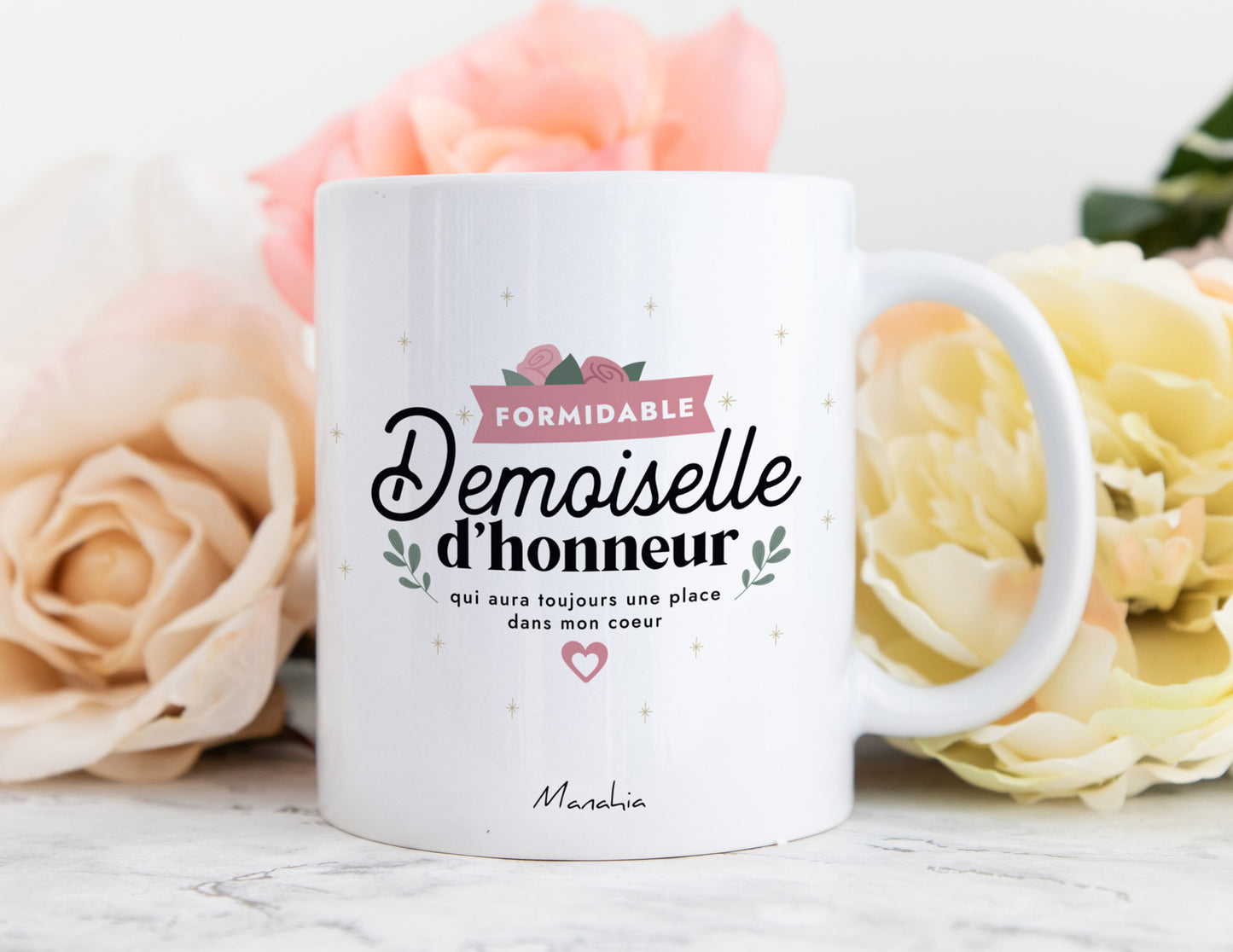 Mug demoiselle d'honneur - Formidable demoiselle d'honneur qui aura toujours une place dans mon cœur