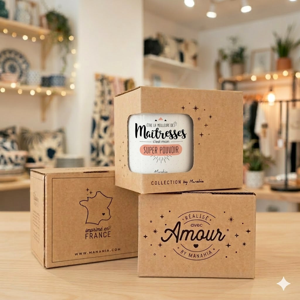 Mug maîtresse – Maîtresse super pouvoir – cadeau maîtresse – fin d’année scolaire