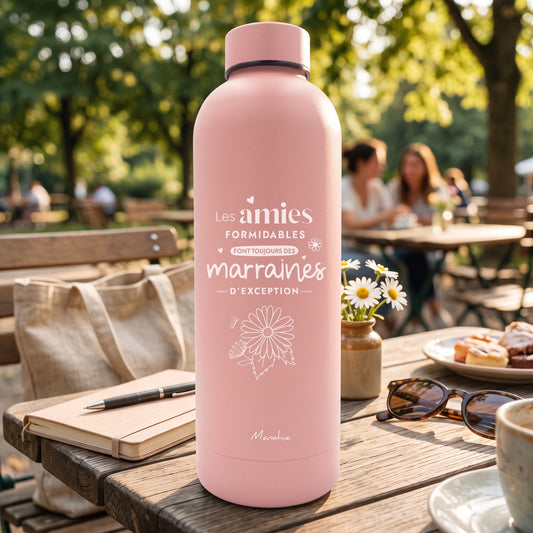 Bouteille marraine – Les amies formidables font toujours des marraines d'exception