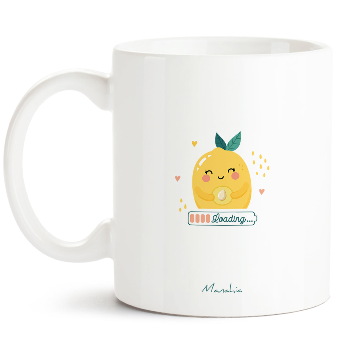 Mug future maman – Pas la peine de me presser, mon petit pépin est en chemin
