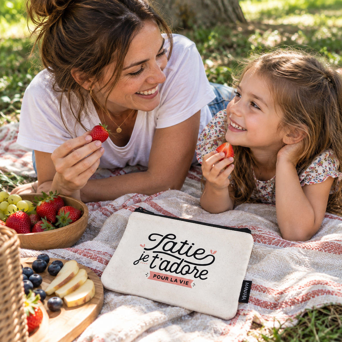 Pochette tatie – Tatie je t’adore pour la vie