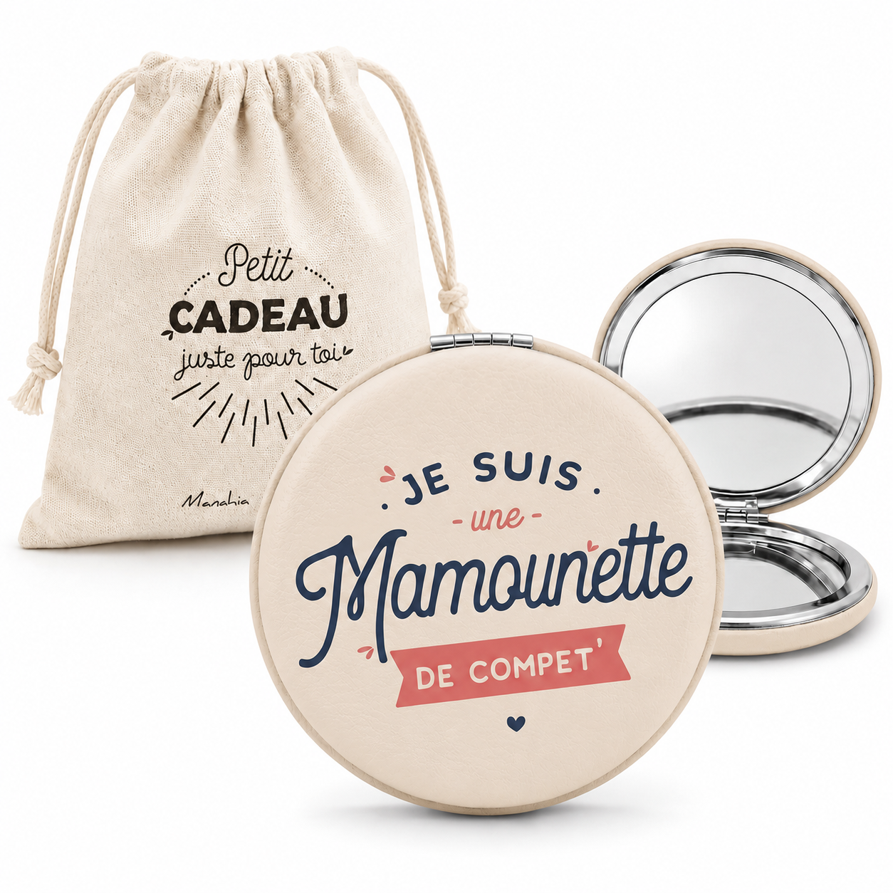 Miroir - Je suis une mamounette de compet' - cadeau maman