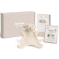 Coffret naissance bébé – Petit doudou mouton tout doux + 20 cartes étapes + 1 carte "Bienvenue joli coeur"