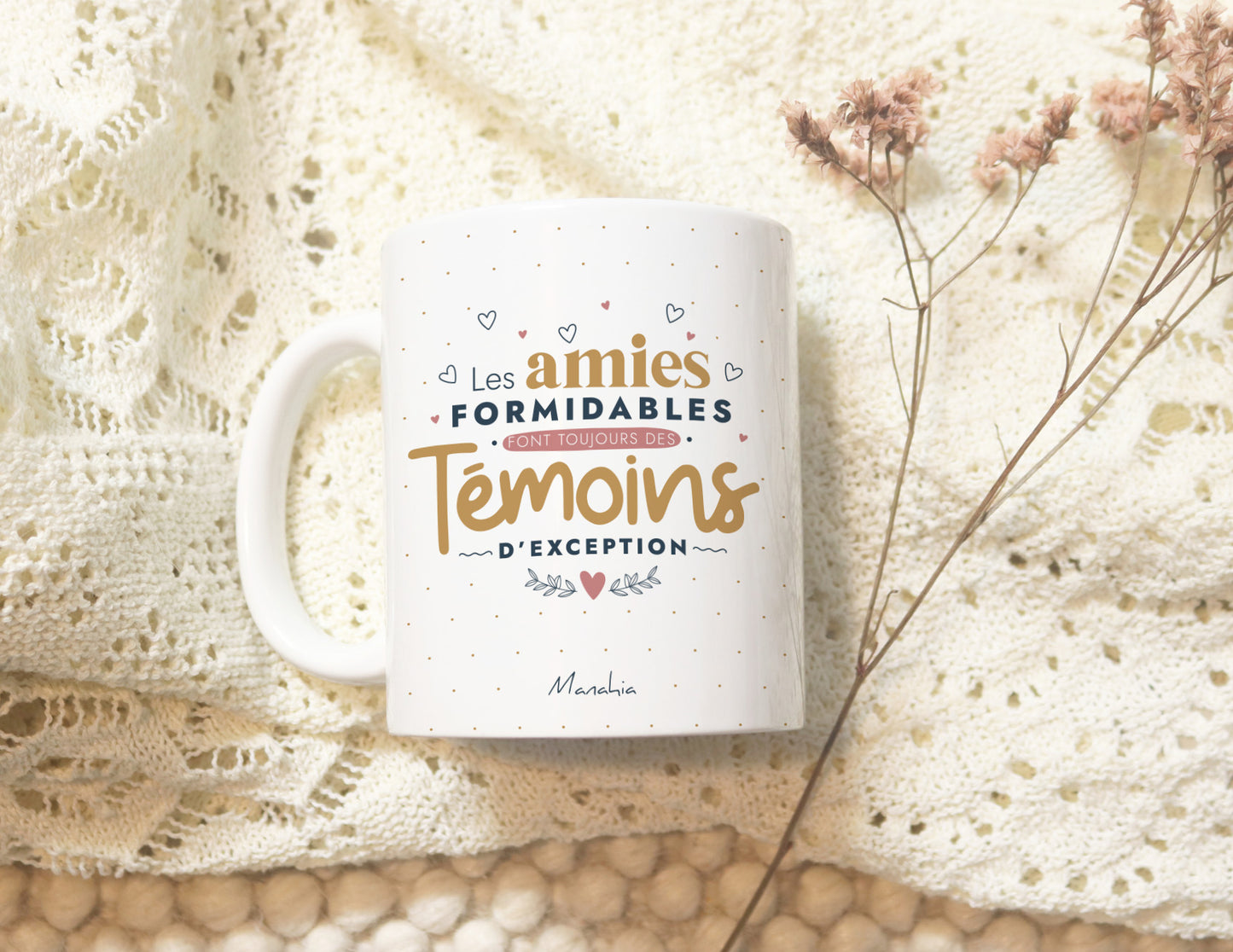 Mug témoin - Les amies formidables font toujours des témoins d'exception