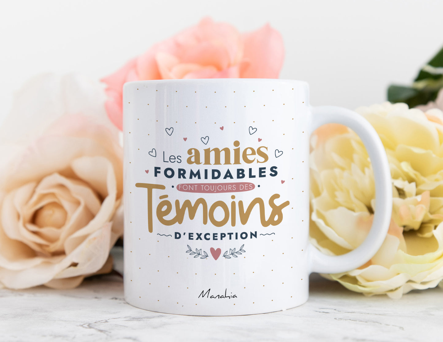 Mug témoin - Les amies formidables font toujours des témoins d'exception