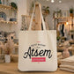 Tote bag ATSEM – Petit bazar d’une ATSEM formidable – sac coton – cadeau ATSEM – fin d’année scolaire