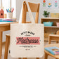 Tote bag maîtresse – Petit bazar d’une maîtresse parfaite – sac coton – cadeau maîtresse – fin d’année scolaire