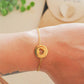 Bracelet marraine - Médaillon - Merci d'être une merveilleuse marraine - Manahia
