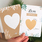 Carte à gratter - Coeur - Lot 5 - La vie est pleine de surprises - Carte à personnaliser - Manahia