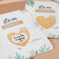 Carte à gratter - Coeur - Lot 5 - La vie est pleine de surprises - Carte à personnaliser - Manahia