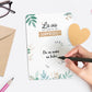Carte à gratter - Coeur - Lot 5 - La vie est pleine de surprises - Carte à personnaliser - Manahia