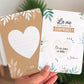 Carte à gratter - Coeur - On va avoir un bébé - Manahia