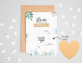 Carte à gratter personnalisable, modèle cœur - Manahia