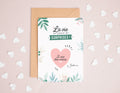 Carte à gratter tu vas être mamie, modèle cœur - Manahia