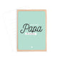 Carte papa - Pour mon papa d'amour - Manahia