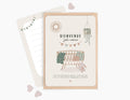 Carte de naissance Bienvenue joli coeur - Manahia
