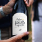 Etiquette bouteille - Notre petite famille s'agrandit - Manahia
