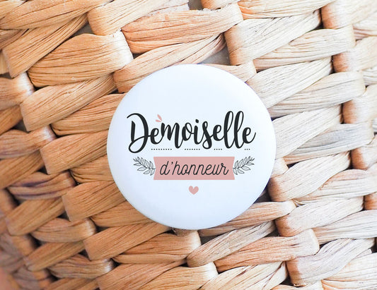 Badge - Demoiselle d'honneur