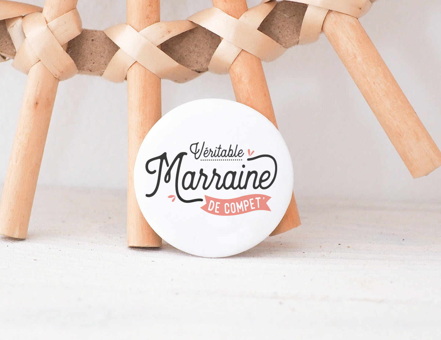 Badge - Véritable marraine de compet'