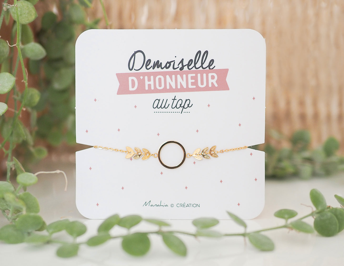 Bracelet Demoiselle d'honneur - Cercle