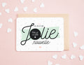 Carte à gratter annonce bébé fille - Manahia